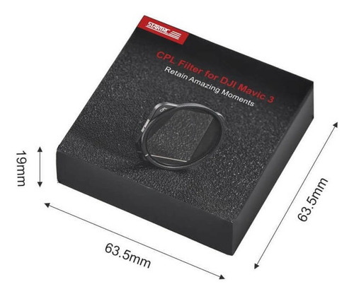 Filtro Cpl Polarizador Para Drone Dji Mavic 3 - Startrc