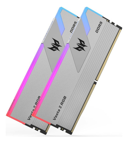 Memoria Ram Acer Bl.9bwwr.365, 64 Gb, Ddr5 6400mhz 2x32 Gb