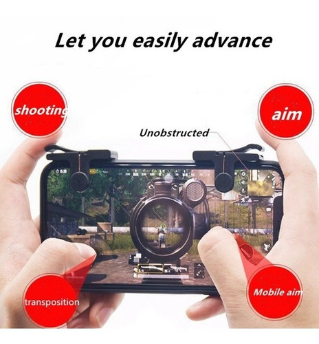 Imagem 1 de 10 de Gamepad Suporte Joystick Para Celular Com Controle Analógico