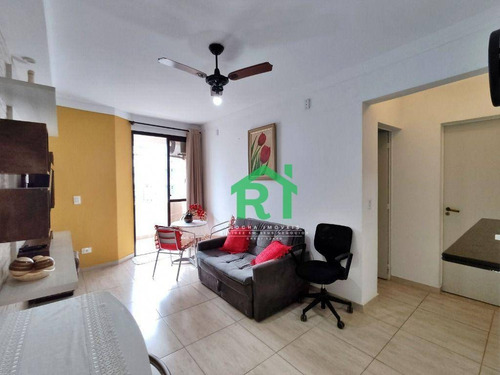 Imagem 2 de 22 de Apartamento À Venda Na Praia Das Astúrias, Sacada, 1 Dormitório Sendo 1 Suíte, 1 Vaga De Garagem, Astúrias, Guarujá/sp - Ap5369