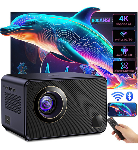 Proyector Portátil Profesional 4k Android Full Hd 5g Wifi