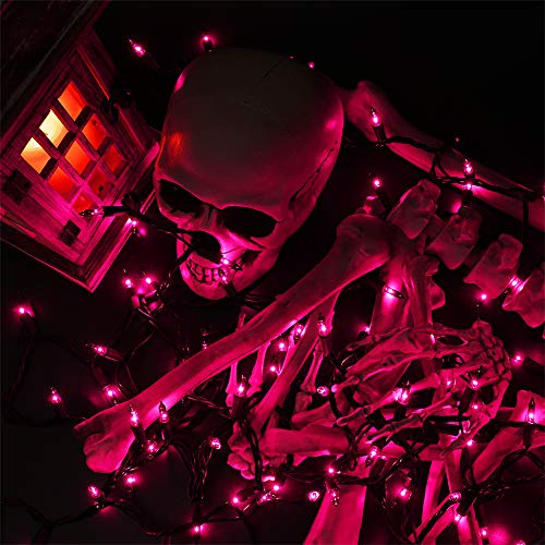 Luces Moradas, 21.63 Pies, 100 Luces Moradas Halloween,...