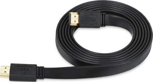 Imagen 2 de 4 de Cable Hdmi Plano 5mts 4k 1.4 High Speed 3d Skyway Oro Hd