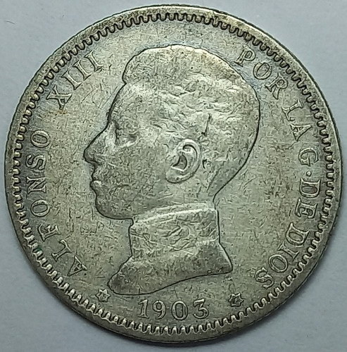 España - 1 Peseta 1903 Sm-v - Km 721 (ref 084)