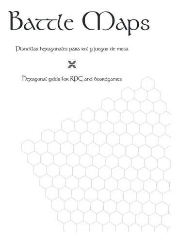 Battle Maps: Plantillas Hexagonales Para Rol Y Juegos De Mes