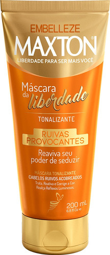 Máscara Tonalizante Maxton Máscara Da Liberdade Ruivas Provo