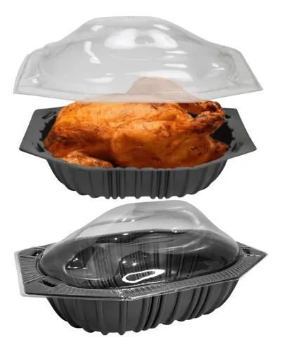 Embalagem Frango Assado Delivery 100 Unidades Resistente Top