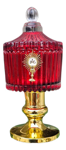 Lámpara Eléctrica De Mesa Con Custodia De Cristal 15cm