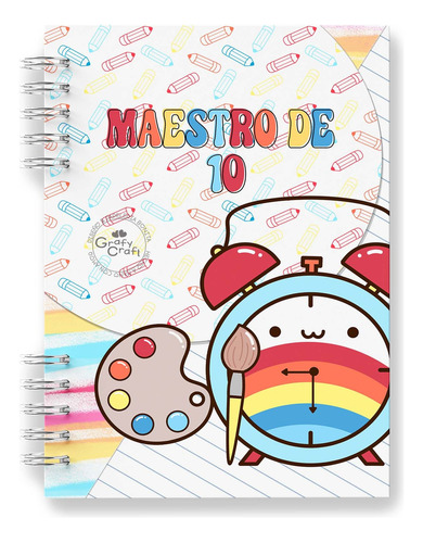 Agenda Planner Escolar Maestra/maestro - Personalizado