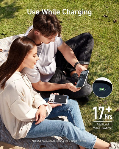 Imagen 5 de 5 de Cargador Portátil Inalámbrico Magnético Magsafe Anker De 5,0