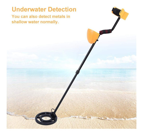 Detector De Metales, 3-8ft Profundidad De Detección For Oro