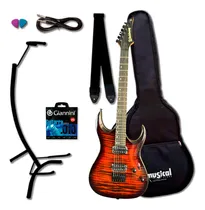 Comprar Guitarra Waldman Wga220f Sb C Sup De Chão,encord Std!
