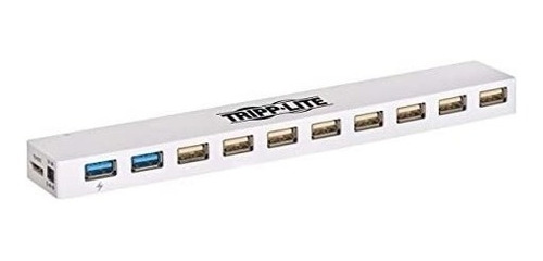 Concentrador Usb Tripp Lite De 10 Puertos, 2 Puertos Usb 3.0