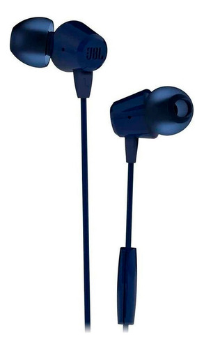 Audífonos In-ear Jbl C50hi Azul / Manos Libres / Bass Sound