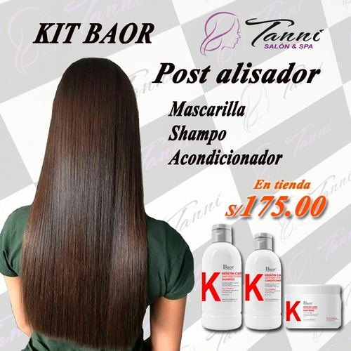 Post Alisado Baor Keratin Car Kit Baor K 