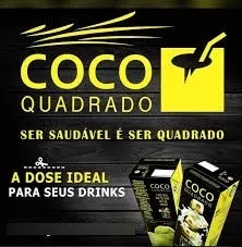 Água de Coco - Coco Quadrado 200ml Tradicional (Caixa com 27 unidades) -  FASTHE