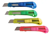 Comprar 12 Cutter De Plástico Grande Navaja 18mm Económico