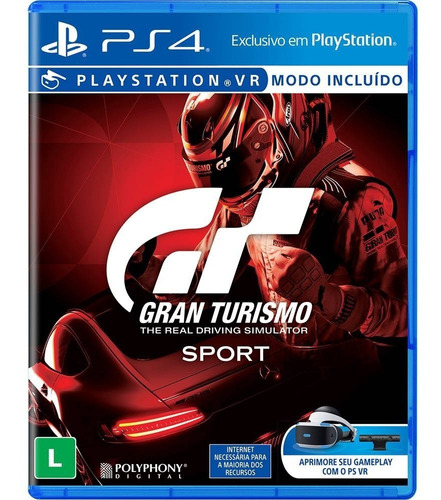 Gran Turismo Sport Ps4 Mídia Física Original Novo Legendado