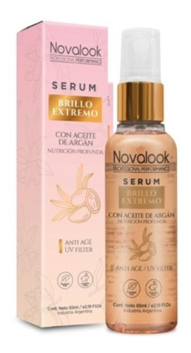 Serum Brillo Extremo X65ml. Novalook.