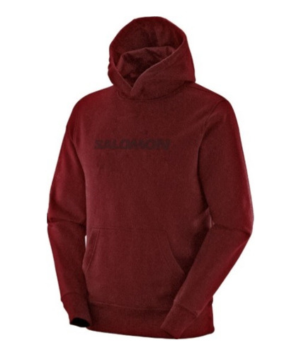 Buzo Salomon Hombre Polar Lt Hoodie - S+w