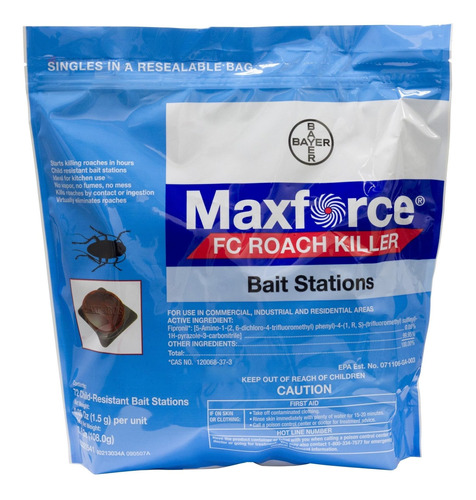 Bayer 4314688 Maxforce Fc Roach Killer Pequeñas Estaciones D