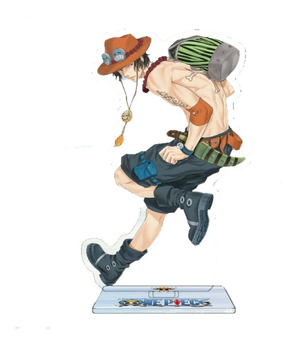 Figura Acrílico One Piece Portgas D Ace  Luffy Anime