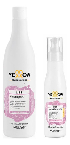 Kit Shampoo + Protector Termico/ Multibenefit Yellow Liss