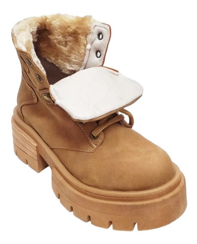 Imagen 2 de 5 de Borcegos Renata Camel