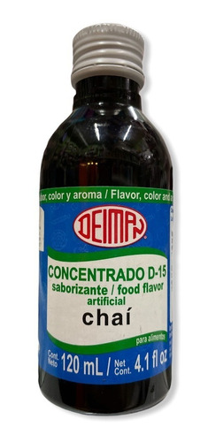 Concentrado Saborizante Comestible De Chai 120ml