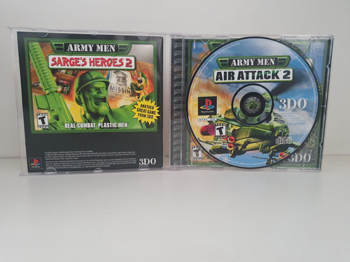 Army Men - World War - Land Sea Air - Ps1 - Original (Usado)