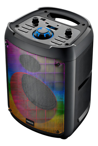 Parlante Portatil Philco Djp15 Bluetooth Karaoke 1500w Microfono Con Carga Usb