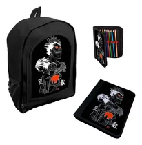 Comprar Combo Escolar Mochila Carpeta Cartuchera Death Note M28