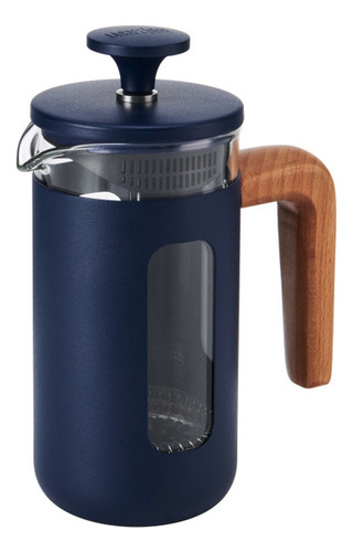 Cafetera Pisa Embolo Prensa Francesa La Cafetiere 3 Tazas Color Azul Marino