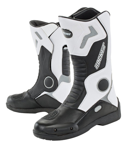 Joe Rocket 1377-0707 Botas Balísticas Para Hombre (blanco/ne