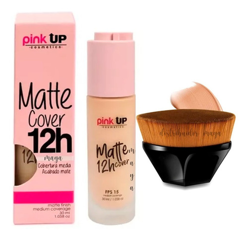 Maquillaje Líquido Easy Cover  Pink Up Acido Hialuronico 15f