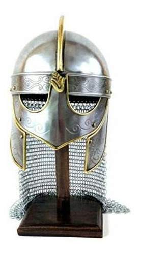 Arma Y Armadura - Viking Armor Chain Mail Valas Guard Casco 