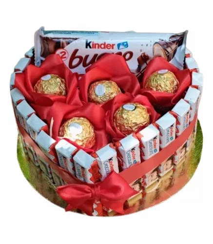 Caja de Corazón con Chocolates