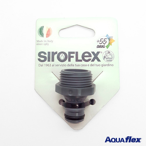 Imagen 2 de 8 de Enchufe Rosca Macho 3/4 Siroflex Italia 7410 Aquaflex