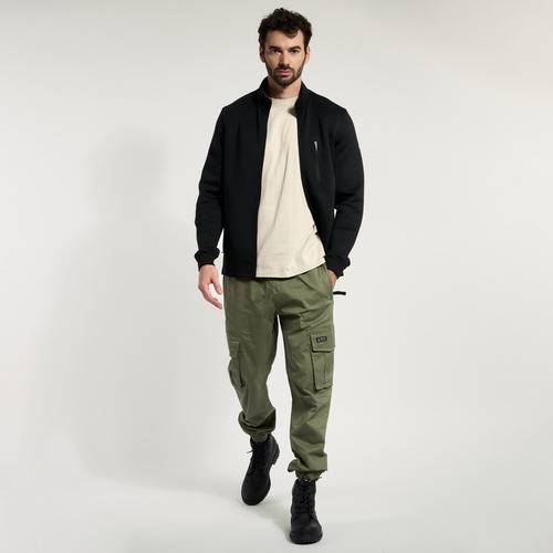 Babucha Hombre Kevingston Cargo Belton Liso Verde Seco