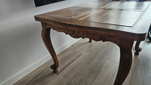 Mesa Comedor Provenzal Extensible. Usado. No Envío Marrón Claro Marrón Claro (Usado)