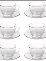 Comprar Jogo 6 Xicaras De Cafe Cu002F Pires + 6 Xicaras De Chá Cu002F Pires
