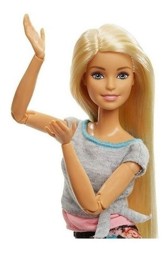 Imagem 4 de 6 de Barbie Made To Move Feita Para Mexer Loira Ms Sj