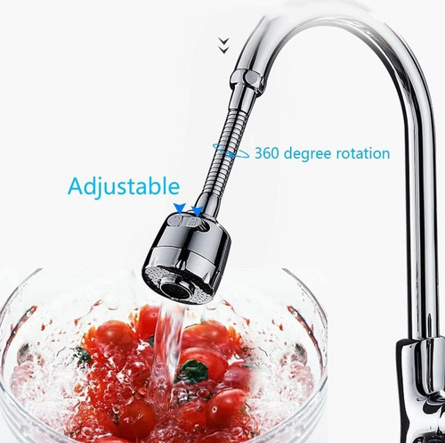 Extencion De Grifo Abs Acero Inoxidable Con Filtro De Agua