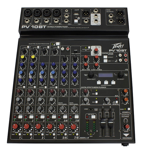 Consola Amplificada Peavey Pv10 Bt