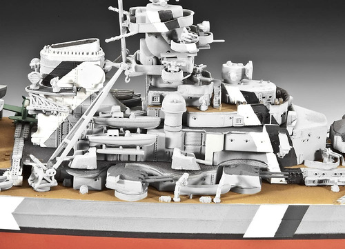 Imagen 5 de 7 de Acorazado Bismarck - 1/700 Revell 05098