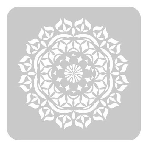 Stencil Eq Arte 30 X 30 - Simplemente Mandala (1004)