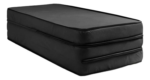 Puff Cama Casal Colchão Sofa Cor Preto Ajl