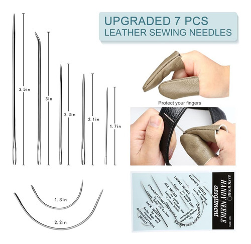 Imagem 4 de 6 de Ferramentas De Costura De Couro Diy Artesanato 31pcs