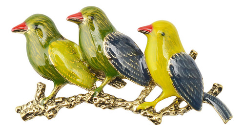 Broche Multicolor Con Forma De Pájaro, Regalo Para Mujeres Y