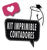 Comprar Kit Imprimible Photo Props Cartelito Graduacion Contador